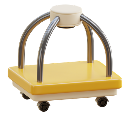 Hotel Trolley  3D Icon