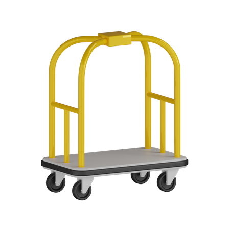 Hotel Trolley  3D Icon