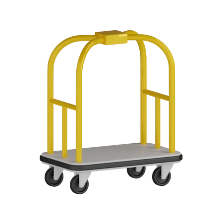 Hotel Trolley  3D Icon