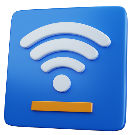 Wi-fi do hotel  3D Icon