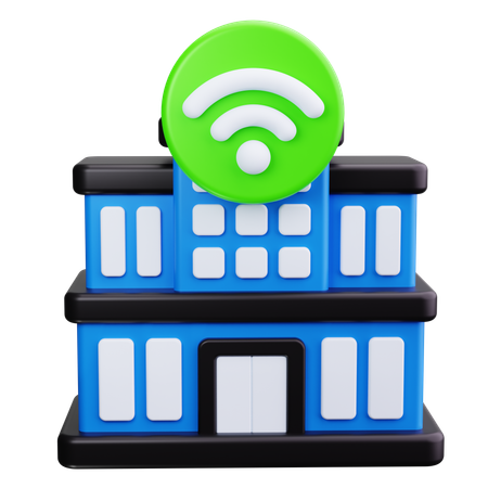 Wi-fi do hotel  3D Icon