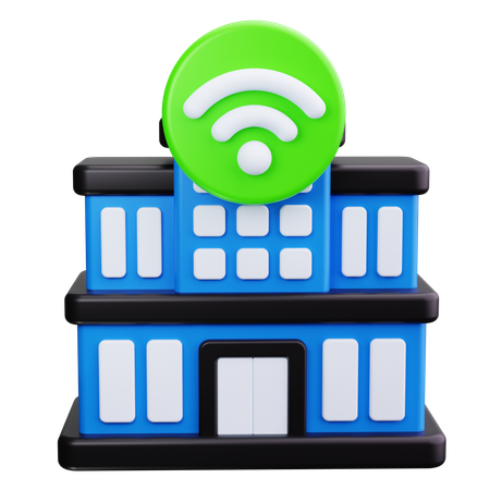 Hotel Wifi  3D Icon