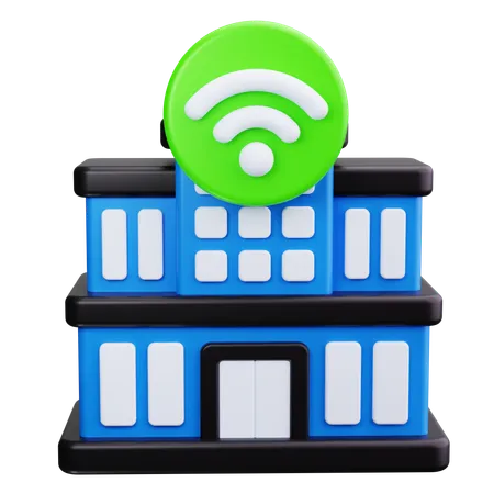 Hotel Wifi  3D Icon