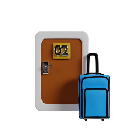 Hotelzimmer  3D Icon