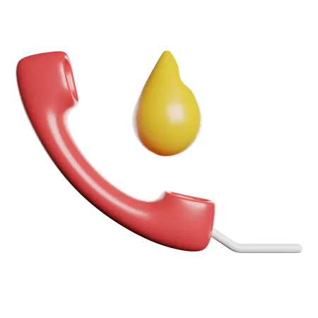 Ligne d'assistance  3D Icon