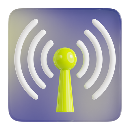 ホットスポット  3D Icon