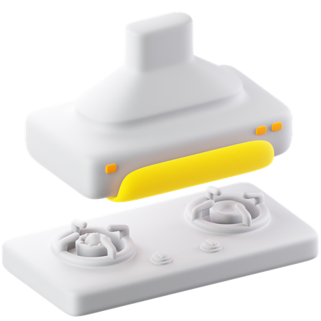 Hotte de cuisine  3D Icon