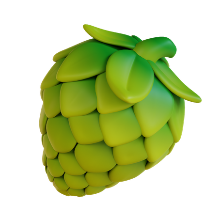 Fruit du houblon  3D Icon