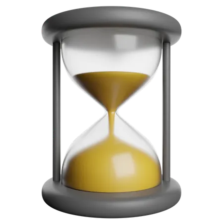 Hourglass Timer Sand 3D Icon