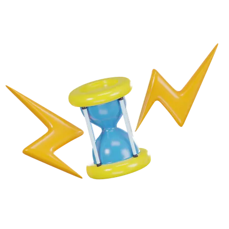 Hourglass 3 D Icon 3D Icon