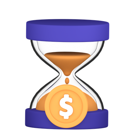 Hourglass  3D Icon