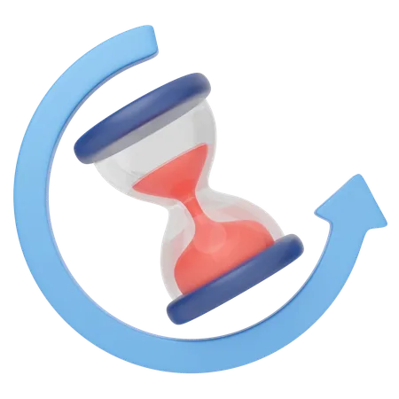 Hourglass  3D Icon