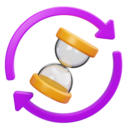 Hourglass  3D Icon