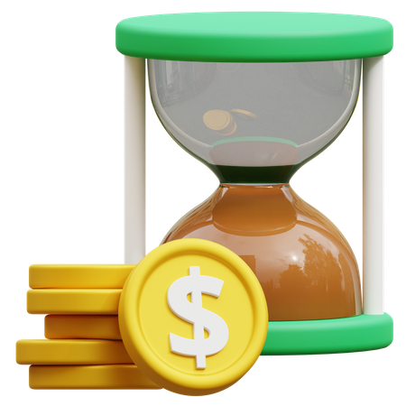 Hourglass  3D Icon