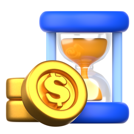 Hourglass  3D Icon