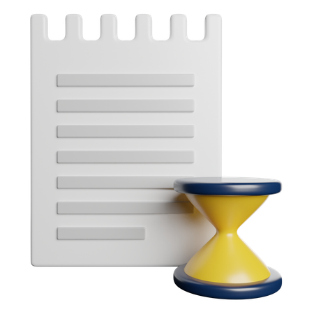 Hourglass  3D Icon