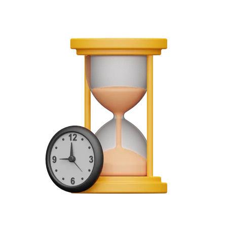 Hourglass  3D Icon