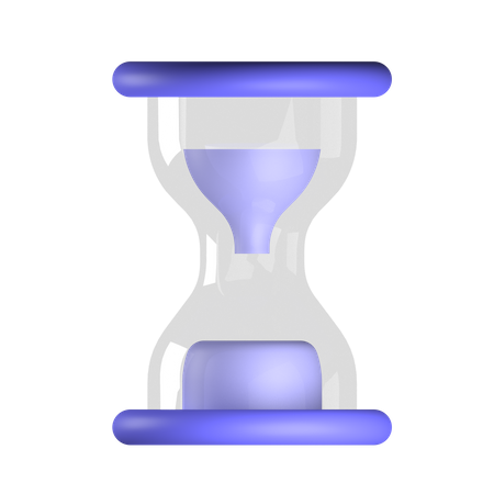 Hourglass  3D Illustration