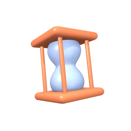 Hourglass  3D Illustration