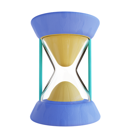 Hourglass 3D Illustration