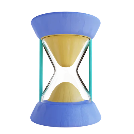 3 D Illustration Of Hourglass 3D Illustration