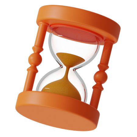 Hourglass 3D Icon