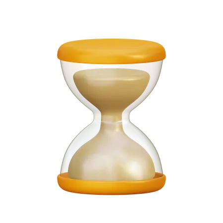 Hourglass 3 D Illustration 3D Icon