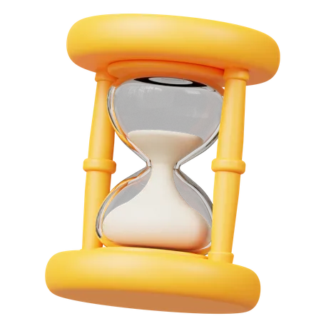 Hourglass For Website And Game Items 3D Icon