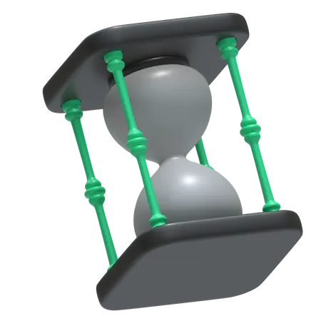Hourglass Or Sandglass Icon 3D Icon
