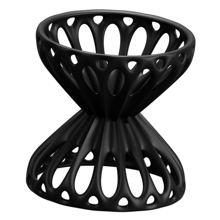 Hourglass Abstract Shape  3D Icon