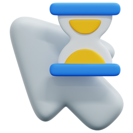 Hourglass Cursor  3D Icon