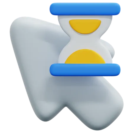 Hourglass Cursor  3D Icon