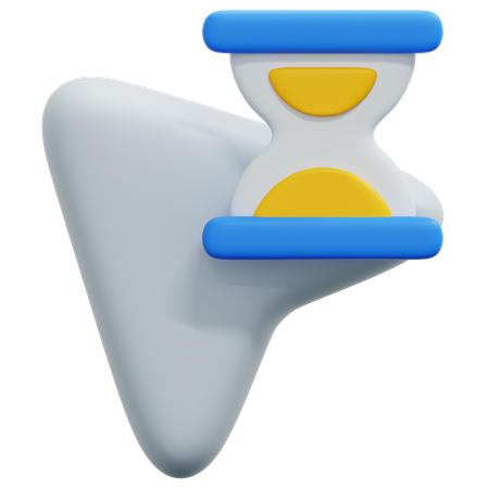Hourglass Cursor  3D Icon