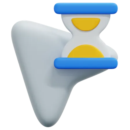Hourglass Cursor  3D Icon