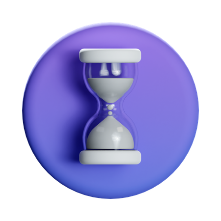 砂時計の読み込み  3D Icon