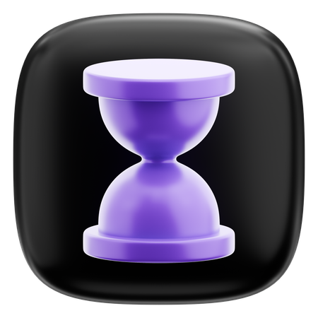 모래시계 로딩 중  3D Icon