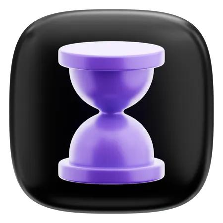 모래시계 로딩 중  3D Icon