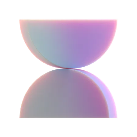 Hourglass Shape  3D Icon
