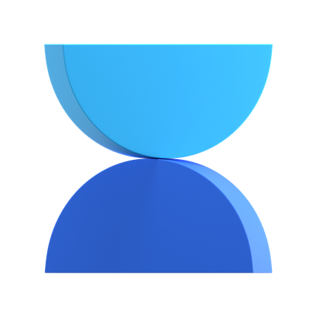 Hourglass shape  3D Icon