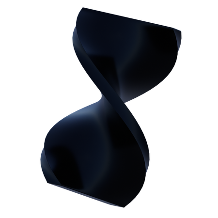 砂時計型  3D Icon