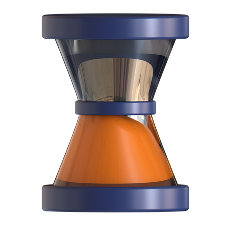 Hourglass Time  3D Icon