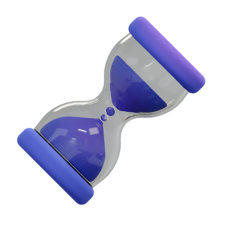 Hourglass Waiting  3D Icon