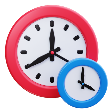 1時間ごと  3D Icon