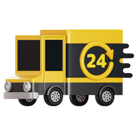 Hours Delivery  3D Icon