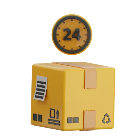 Hours Delivery  3D Icon