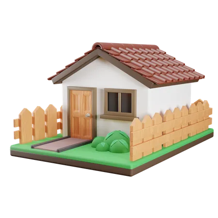 Real Estate Housing 3 D Illustration 3D Icon