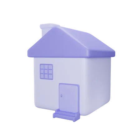 3 D Illustration Of A House 3D Icon