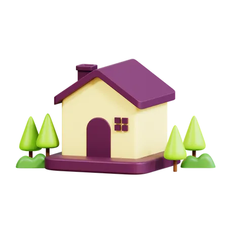 House  3D Icon