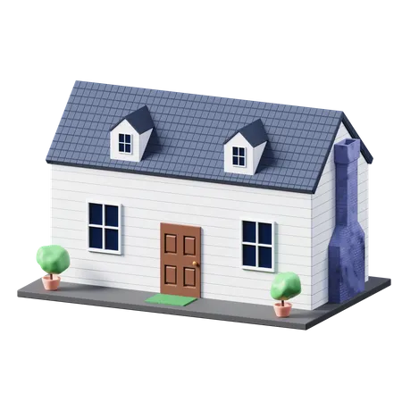 House  3D Illustration