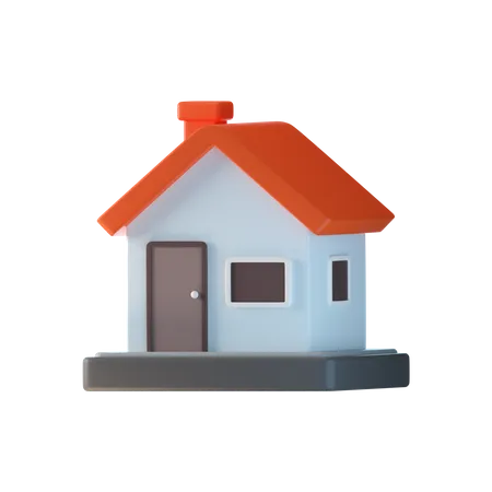 Premium New House 3D Icon download in PNG, OBJ or Blend format